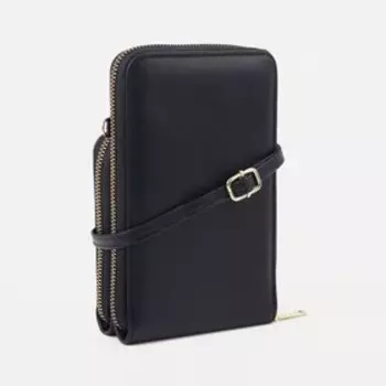 Сумка кросс-боди на молнии, цвет чёрный