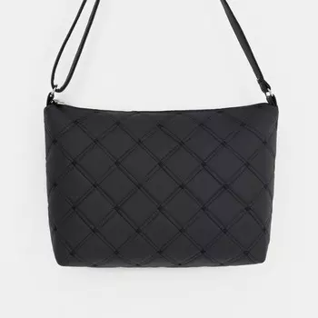 Сумка женская кросс-боди на молнии, 25720 см, чёрная