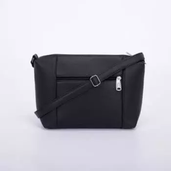 Сумка женская кросс-боди на молнии, 22819 см, чёрная