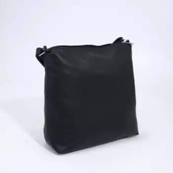 Сумка-мешок на молнии, цвет чёрный