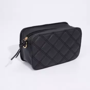 Сумка кросс-боди на молнии, цвет чёрный