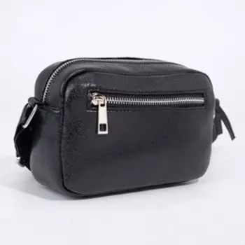 Сумка кросс-боди на молнии, цвет чёрный