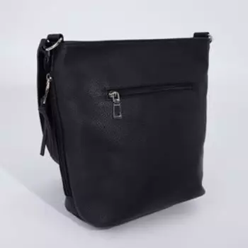 Сумка кросс-боди на молнии, цвет чёрный