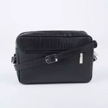 Сумка кросс-боди на молнии, цвет чёрный