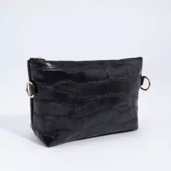 Сумка кросс-боди на молнии, цвет чёрный