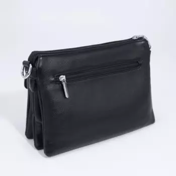 Сумка кросс-боди на молнии, цвет чёрный