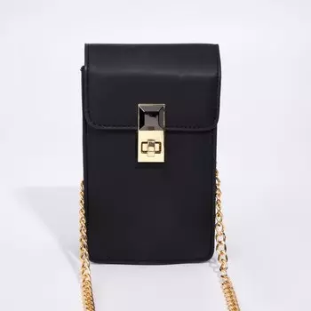 Сумка кросс-боди на молнии, цвет чёрный