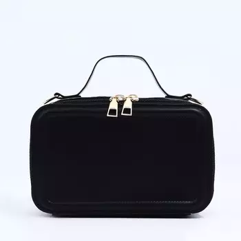 Сумка женская кросс-боди на молнии, 20712 см, чёрная