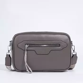 Сумка кросс-боди на молнии, цвет хаки