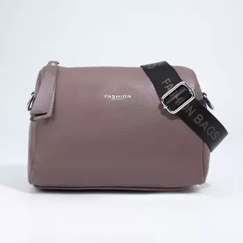 Сумка кросс-боди на молнии, цвет коричневый