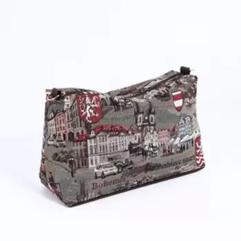 Сумка кросс-боди на молнии, цвет коричневый