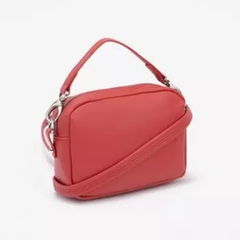 Сумка кросс-боди на молнии, цвет красный