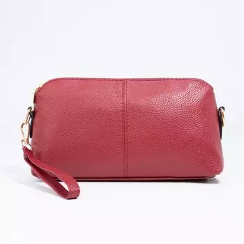 Сумка кросс-боди на молнии, цвет красный