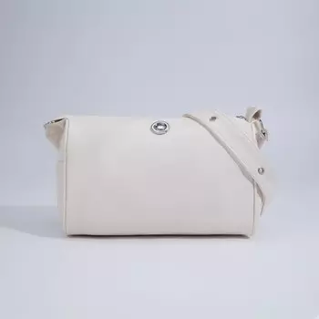 Сумка женская на молнии, цвет молочный