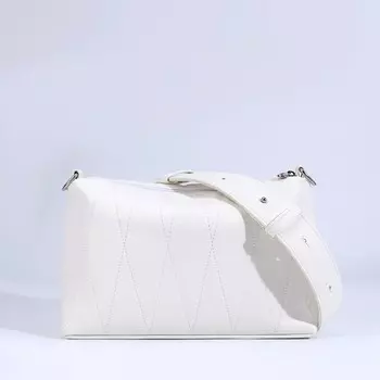 Сумка женская кросс-боди TEXTURA на молнии, 281020 см, белая