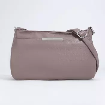 Сумка кросс-боди на молнии, цвет розовый