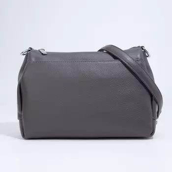 Сумка кросс-боди на молнии, цвет серый