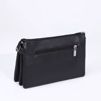 Сумка кросс-боди на молнии, цвет серый