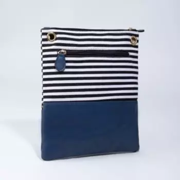 Сумка кросс-боди на молнии, цвет синий