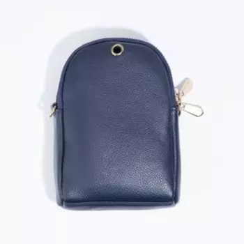 Сумка кросс-боди на молнии, цвет синий