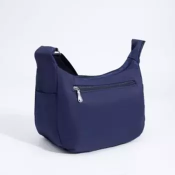Сумка кросс-боди на молнии, цвет синий