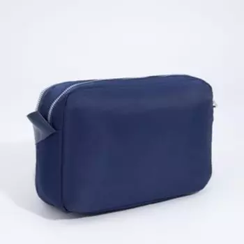 Сумка кросс-боди на молнии, цвет синий