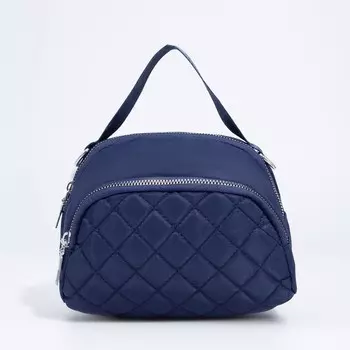 Сумка кросс-боди на молнии, цвет синий