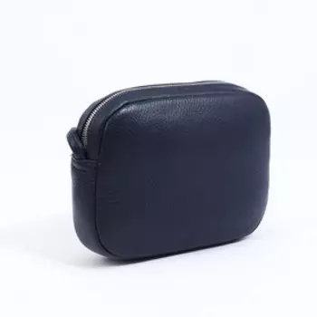 Сумка кросс-боди RICHET на молнии, цвет синий