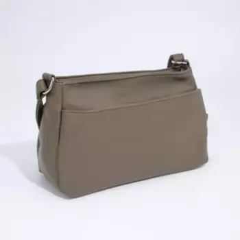 Сумка кросс-боди на молнии, цвет зелёный