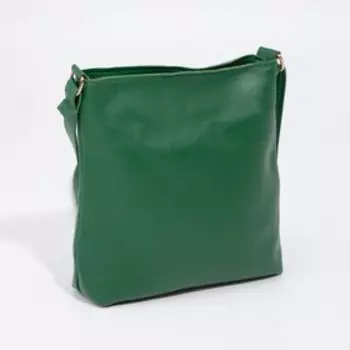 Сумка кросс-боди на молнии, цвет зелёный