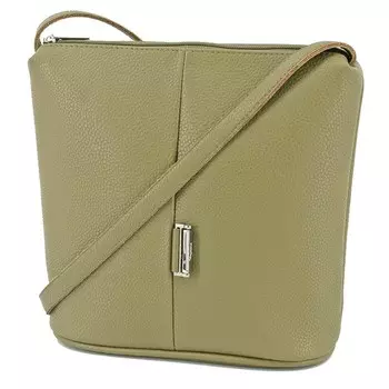 Сумка кросс-боди на молнии, цвет зелёный