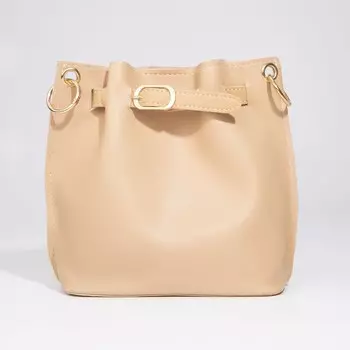 Сумка-мешок на магните, цвет бежевый