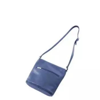 Сумка кросс-боди, отдел на молнии, 2 наружных кармана, цвет синий