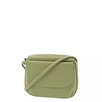 Сумка кросс-боди, отдел на молнии, цвет зеленый 20х21х7см