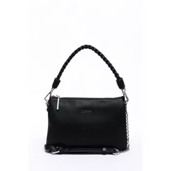 Сумка кросс-боди, отдел на молнии, цвет черный