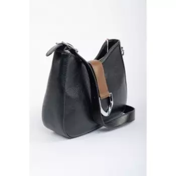 Сумка кросс-боди, отдел на молнии, цвет черный 23х10х17см