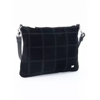 Сумка кросс-боди, отдел на молнии, цвет черный 25х19х1см