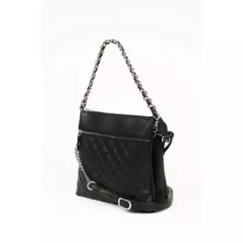 Сумка кросс-боди, отдел на молнии, цвет черный 25х5х22см