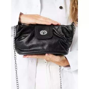 Сумка кросс-боди, отдел на молнии, цвет черный 31х10х20см