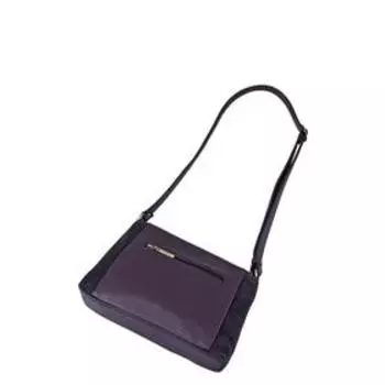 Сумка кросс-боди, отдел на молнии, цвет фиолетовый 29х7х20см