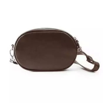 Сумка кросс-боди, отдел на молнии, цвет коричневый