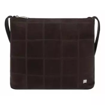 Сумка кросс-боди, отдел на молнии, цвет коричневый 26х22х3см