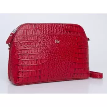 Сумка кросс-боди, отдел на молнии, цвет красный 23х16х6,5см