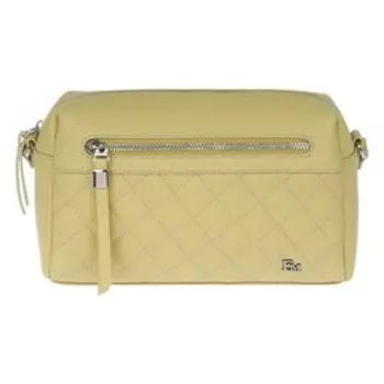 Сумка кросс-боди, отдел на молнии, цвет лимонный крем 23х14,5х8см