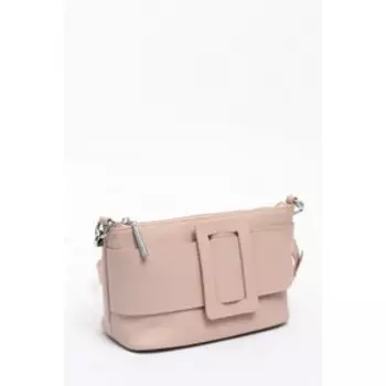 Сумка кросс-боди, отдел на молнии, цвет розовый