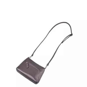 Сумка кросс-боди, отдел на молнии, цвет серебро 14х20х6,5см