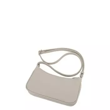 Сумка кросс-боди, отдел на молнии, цвет серый 12х23х3см