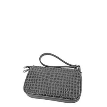 Сумка кросс-боди, отдел на молнии, цвет серый 16х25х3см