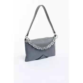 Сумка кросс-боди, отдел на молнии, цвет серый 33х19х6см