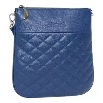 Сумка кросс-боди, отдел на молнии, цвет синий 23х24х1см